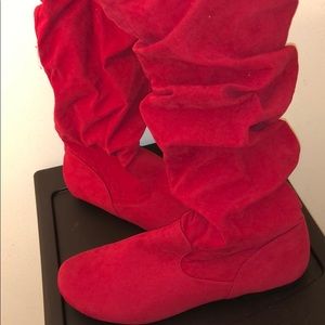 Ruby red boots